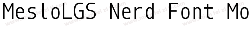 MesloLGS Nerd Font Mono字体转换